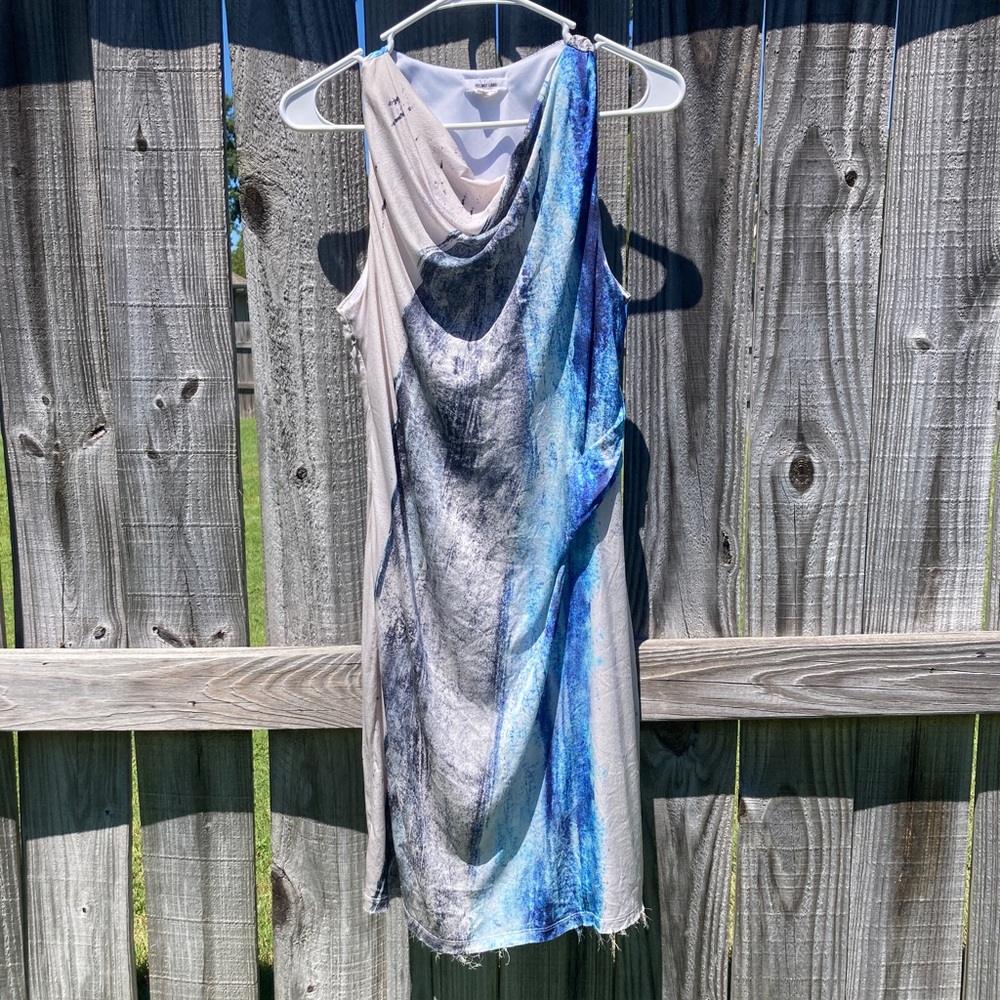 Asymmetrical Designer Dress by Helmut Lang